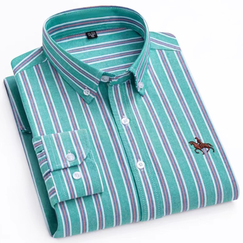 Oxford Cotton Casual Shirt Business - Nowa 100% bawełniana koszula Oxford dla