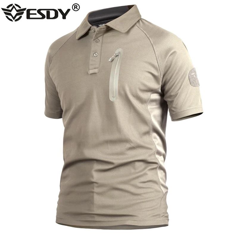 Tactical Military Shirt Cargo - 2025 letnia męska krótka koszula z