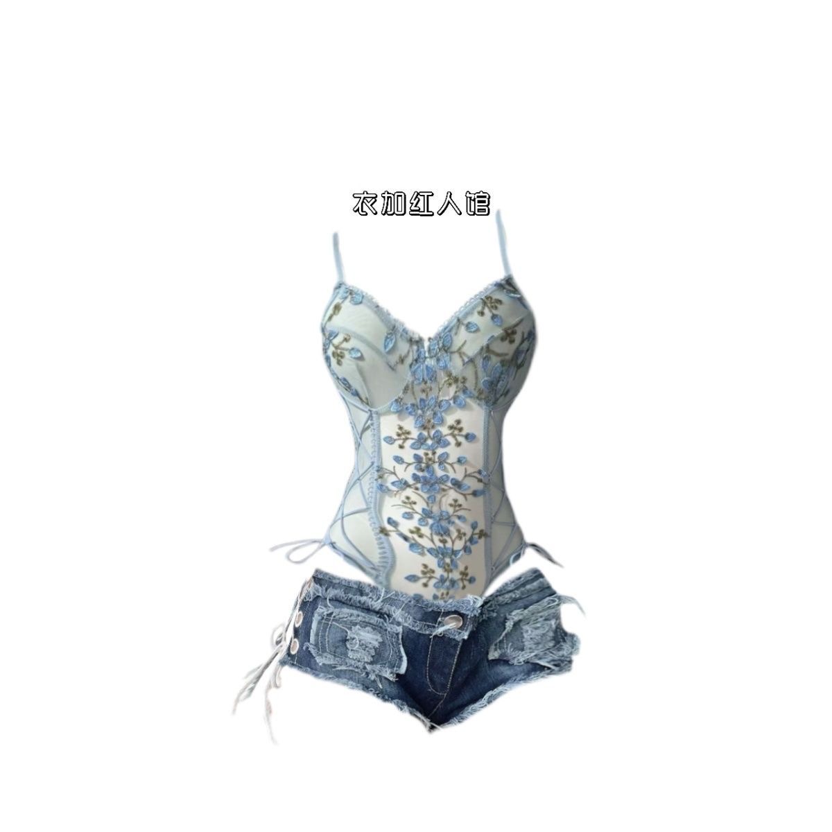 Jeans - Seksowna bielizna, gorąca, seksowna kobieta, bielizna,