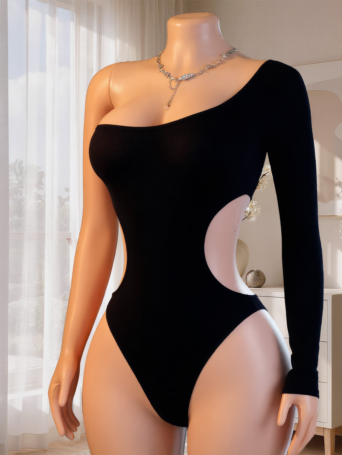 Underwear - Damskie body z długim rękawem na