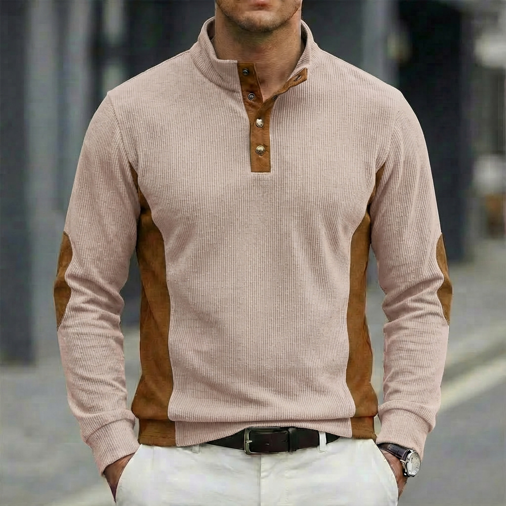 Corduroy Button Up Shirt Men - Gorąca nowość: Modna męska koszulka POLO