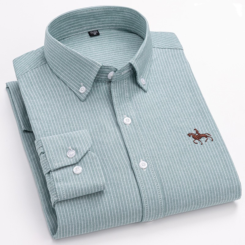 Oxford Cotton Casual Shirt Business - Jakość 100% bawełniana koszula Oxford dla