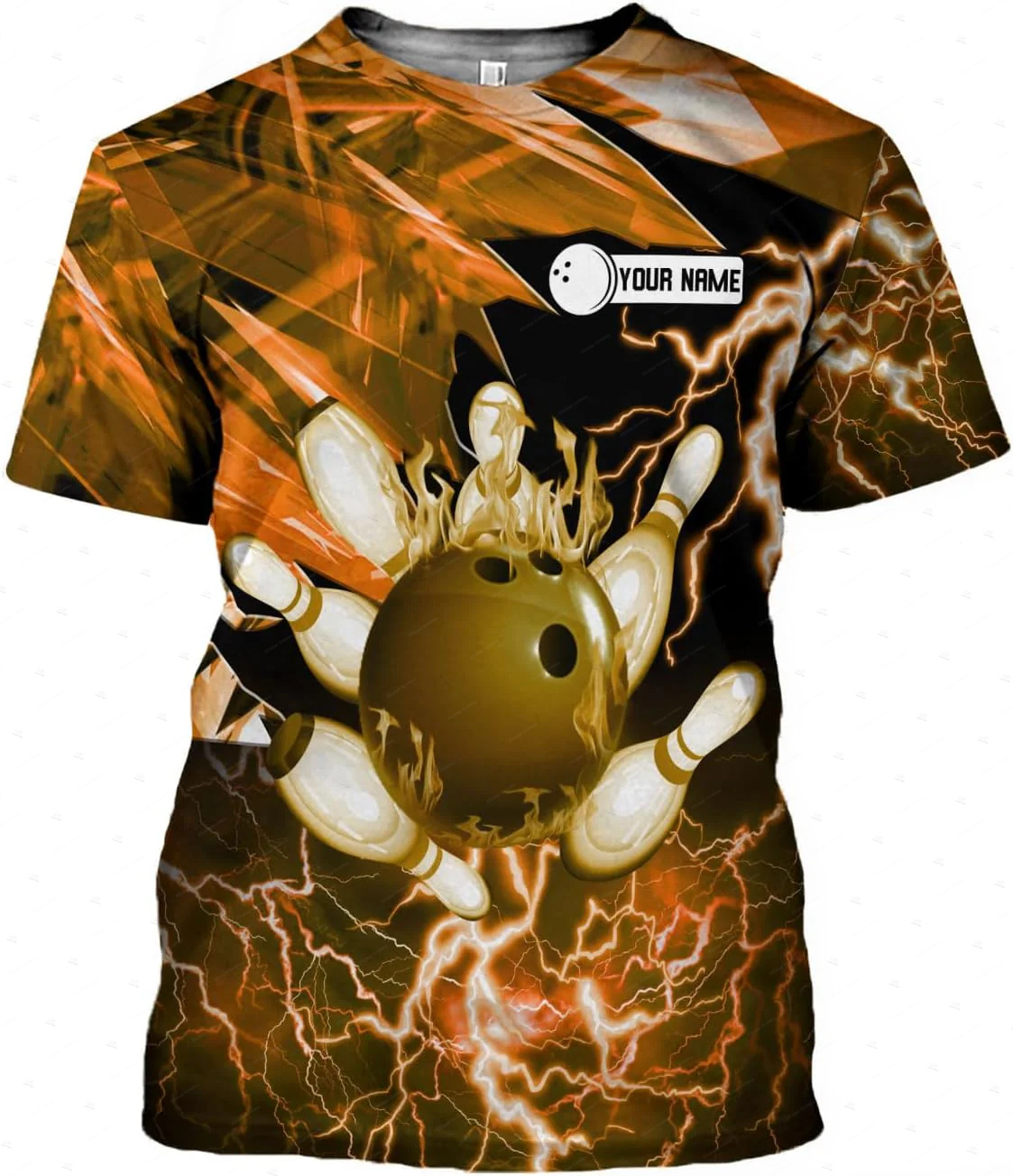 Short Sleeve Bowling Shirt Retro - Koszulki z krótkim rękawem unisex z