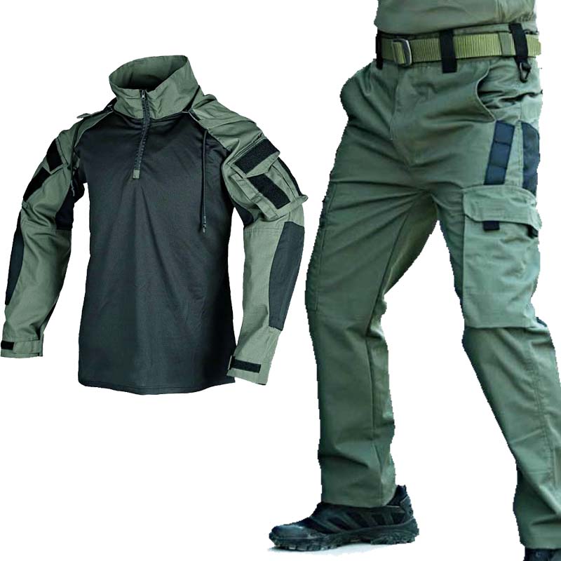 Tactical Military Shirt Cargo - Zestaw Munduru Taktycznego Wojskowy: Koszula Frog