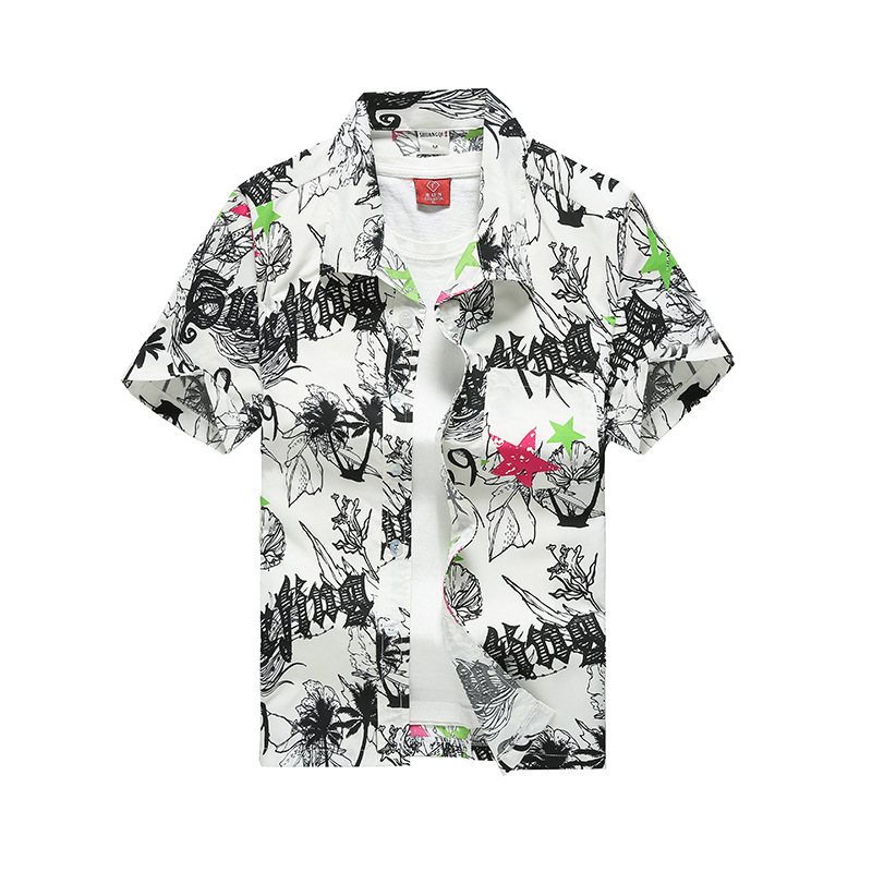 Letnie męskie hawajskie koszul – Vintage Hawaiian Floral Shirt recenzja i cena