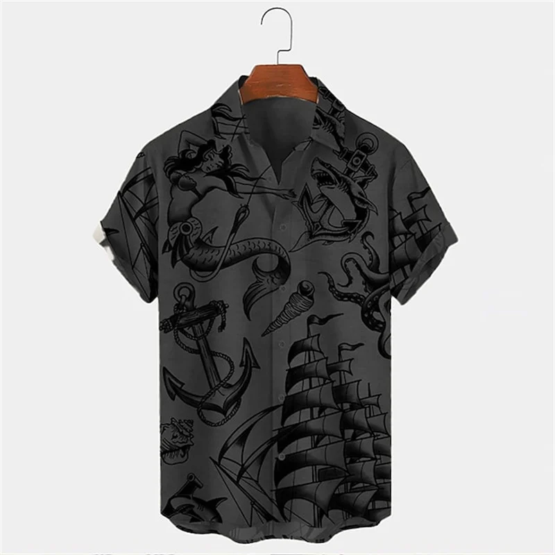 Męska letnia koszula hawajska  – Vintage Hawaiian Floral Shirt recenzja i cena