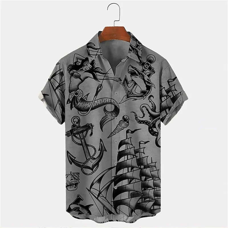 Męska letnia koszula hawajska  – Vintage Hawaiian Floral Shirt recenzja i cena