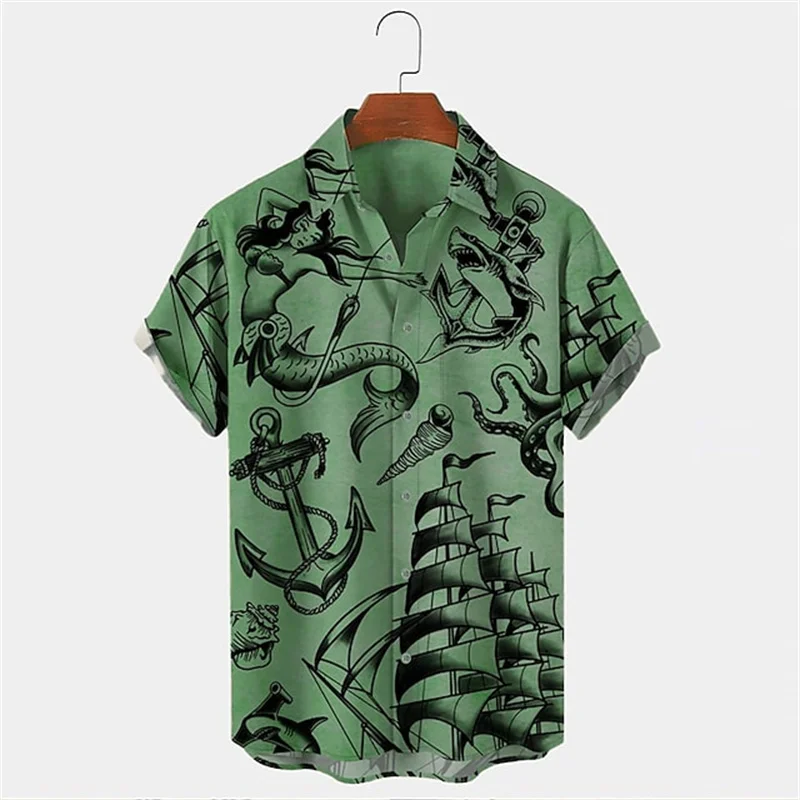 Męska letnia koszula hawajska  – Vintage Hawaiian Floral Shirt recenzja i cena