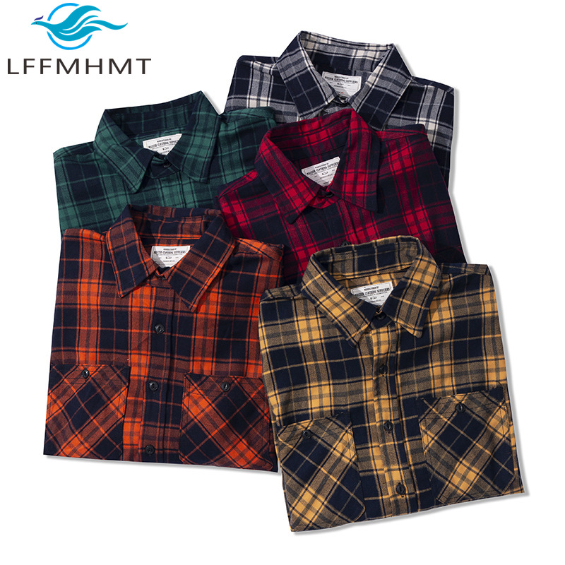 Męska klasyczna koszula flanel – Flannel Plaid Shirt Heavy Weight recenzja i cena