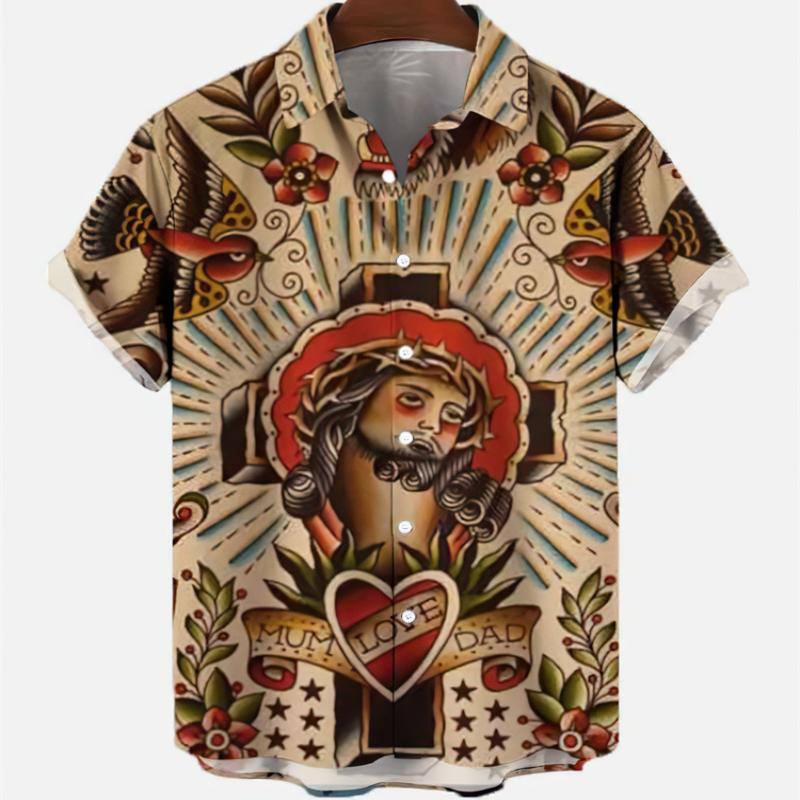 Hawajska męska letnia koszule  – Vintage Hawaiian Floral Shirt recenzja i cena
