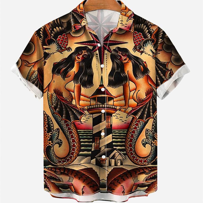 Hawajska męska letnia koszule  – Vintage Hawaiian Floral Shirt recenzja i cena