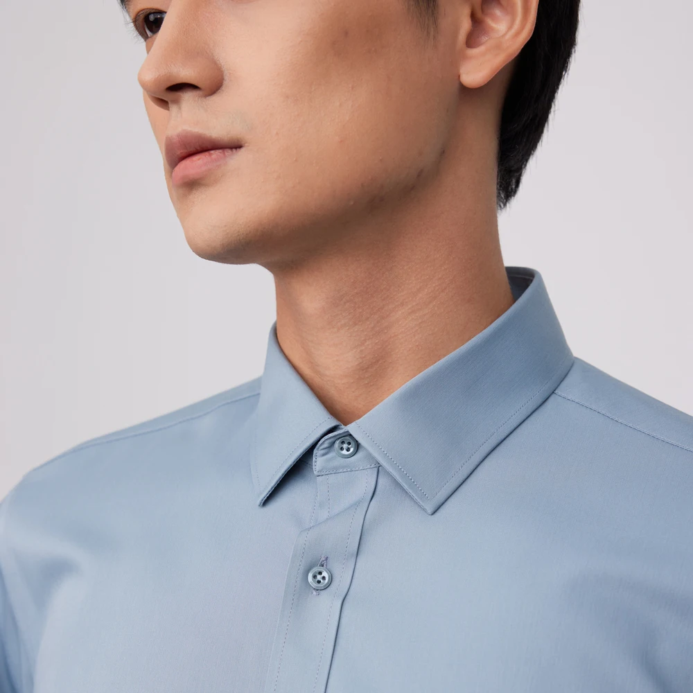 Męska koszula biznesowa, niegn – Breathable Bamboo Fiber Shirt Non Iron recenzja i cena