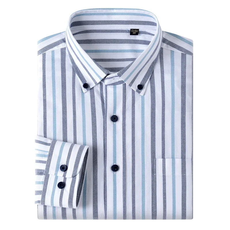 Wysokiej jakości koszula męska – Oxford Cotton Casual Shirt Business recenzja i cena