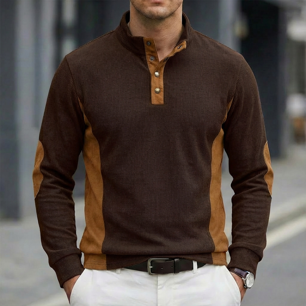 Gorąca nowość: Modna męska kos – Corduroy Button Up Shirt Men recenzja i cena