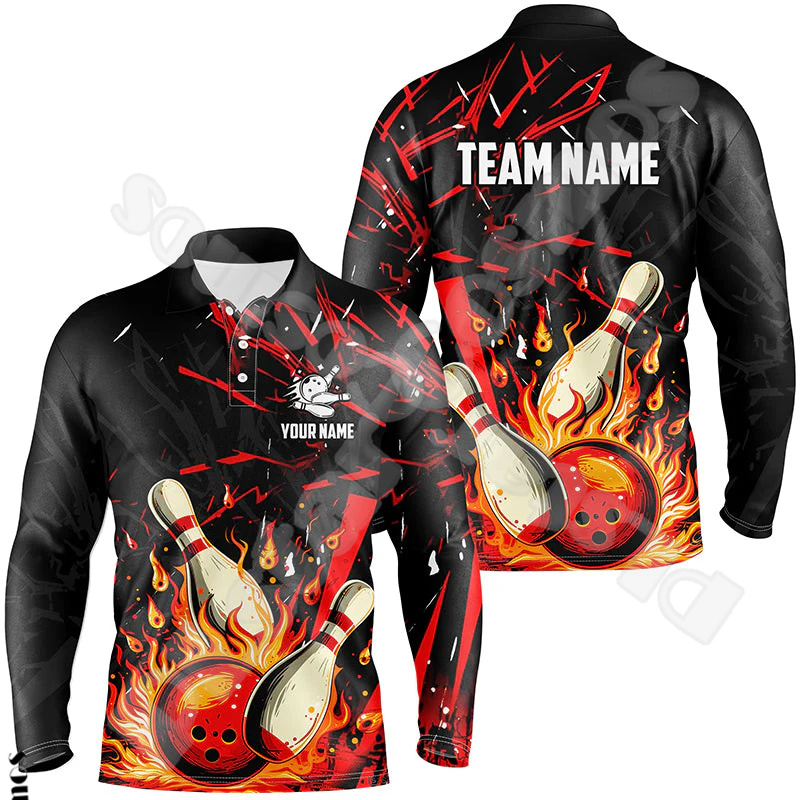 Nazwa własna gracz w kręgle pł – Short Sleeve Bowling Shirt Retro recenzja i cena