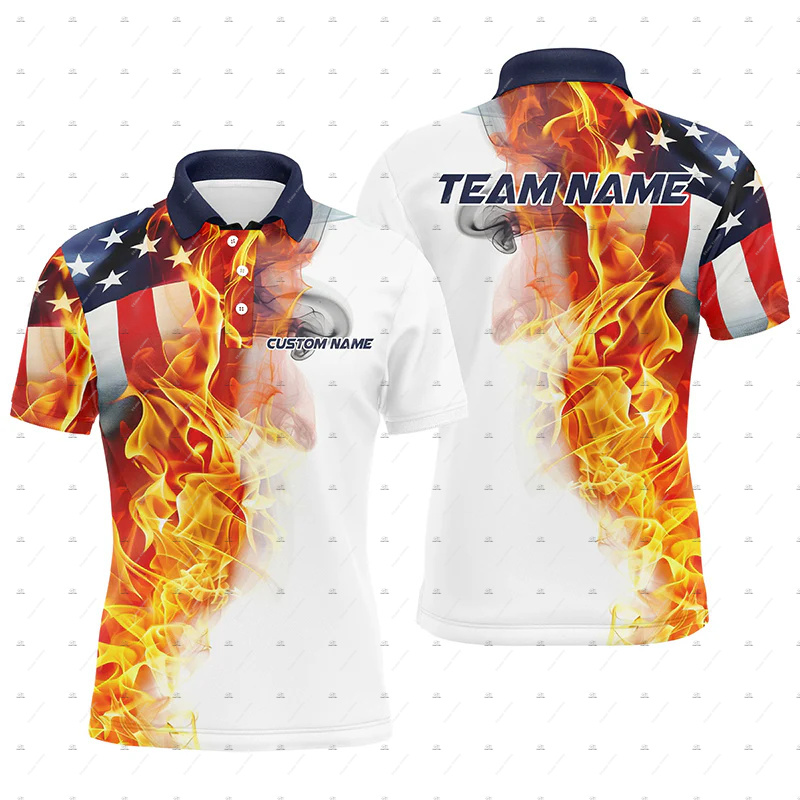 Koszulki Polo z Krótkim Rękawe – Short Sleeve Bowling Shirt Retro recenzja i cena