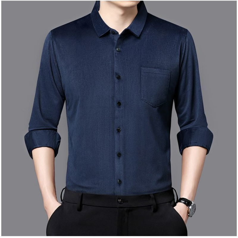 Męska koszula sztruksowa z dłu – Corduroy Button Up Shirt Men recenzja i cena