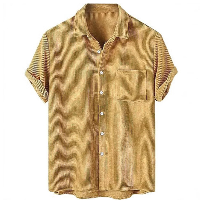Męskie koszule sztruksowe na w – Corduroy Button Up Shirt Men recenzja i cena