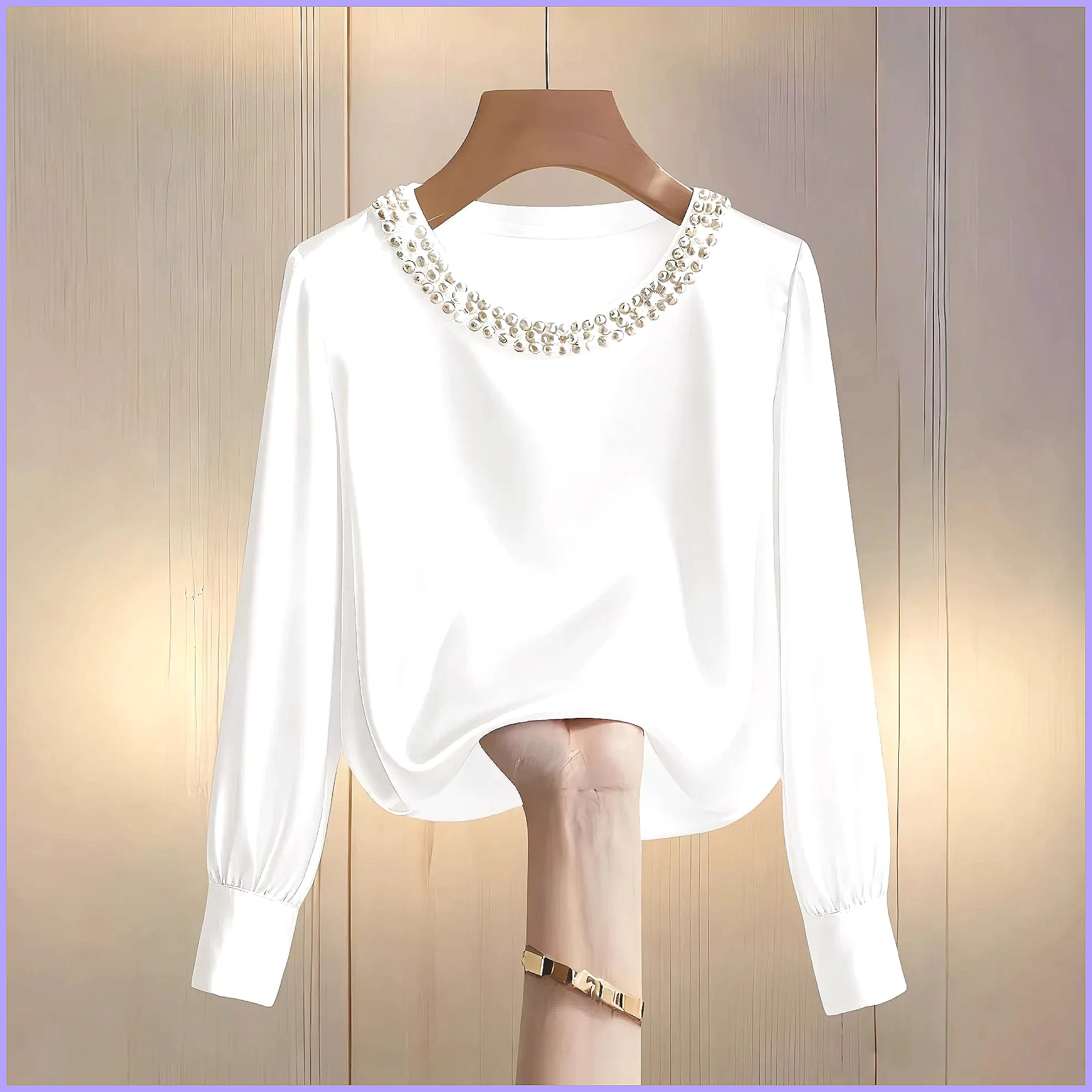 Elegancka satynowa bluzka z ko – Shirts recenzja i cena