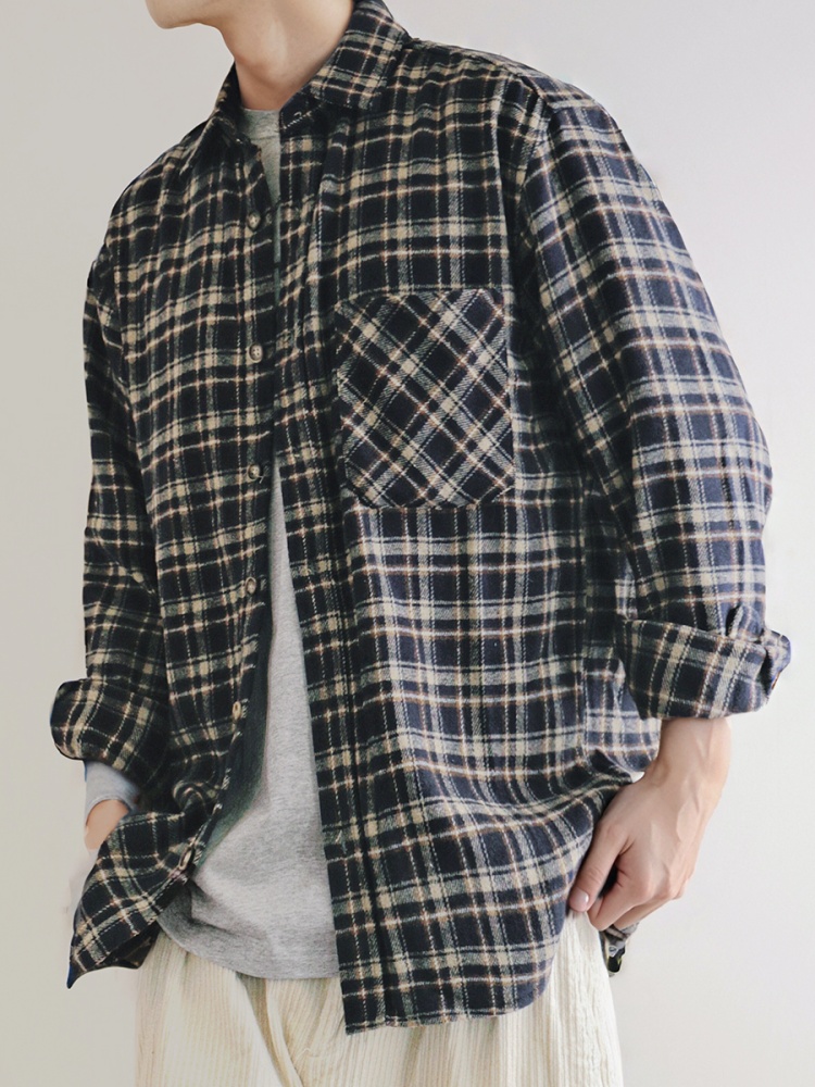 ‌ Męska koszula flanelowa w st – Flannel Plaid Shirt Heavy Weight recenzja i cena