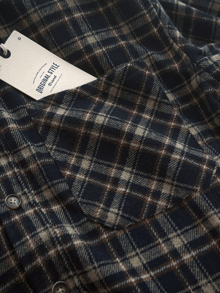 ‌ Męska koszula flanelowa w st – Flannel Plaid Shirt Heavy Weight recenzja i cena