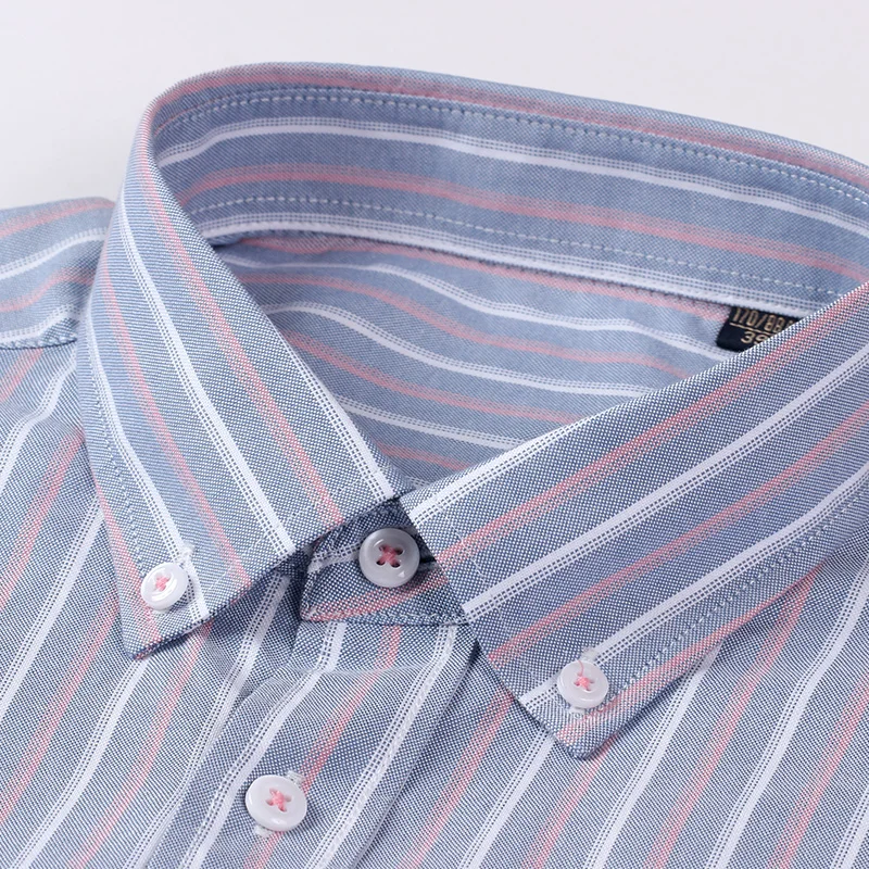 Koszula męska z długim rękawem – Oxford Cotton Casual Shirt Business recenzja i cena
