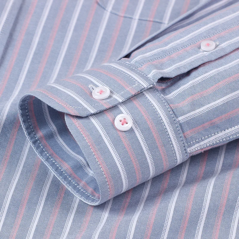 Koszula męska z długim rękawem – Oxford Cotton Casual Shirt Business recenzja i cena