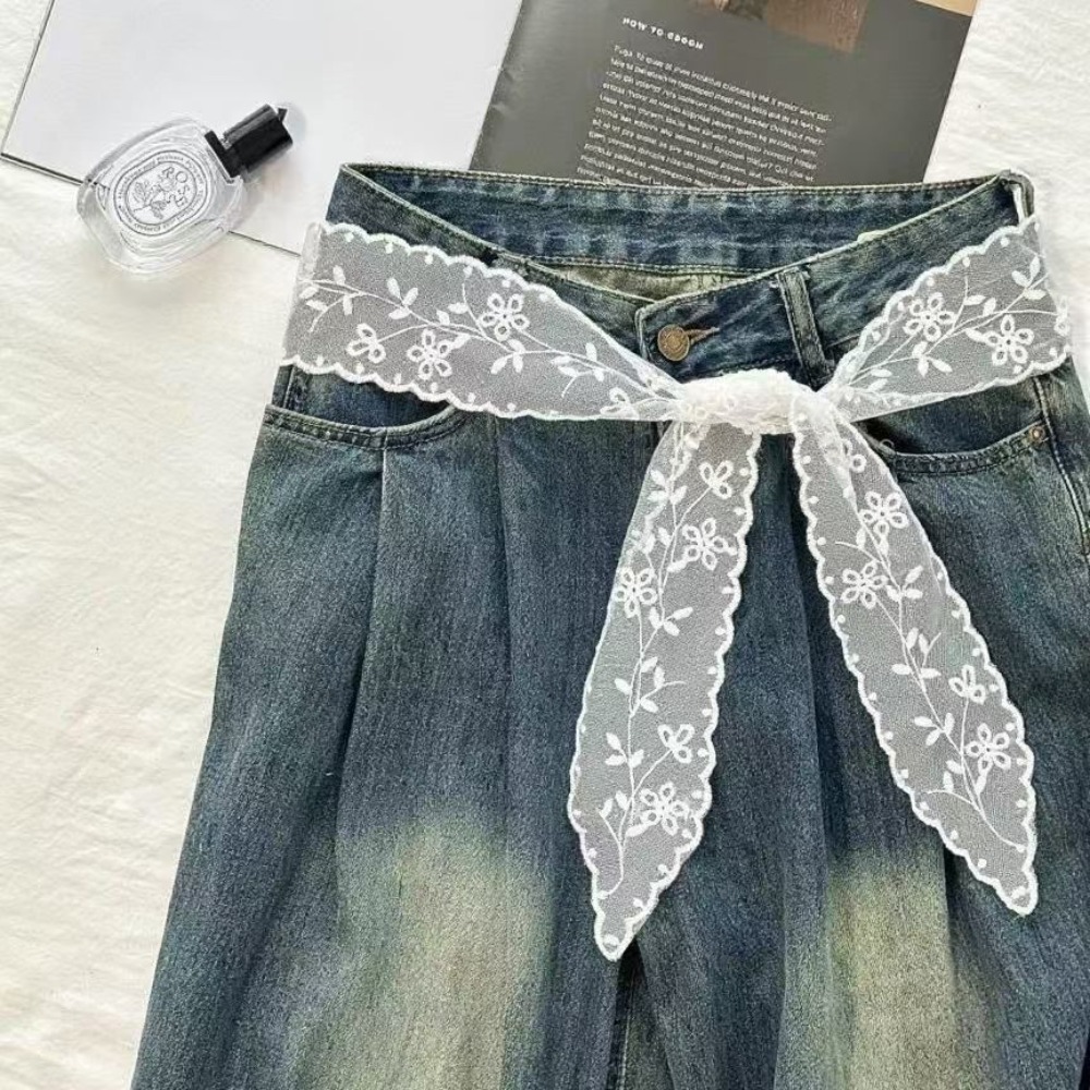 Słodki biały koronkowy pasek d – Jeans recenzja i cena