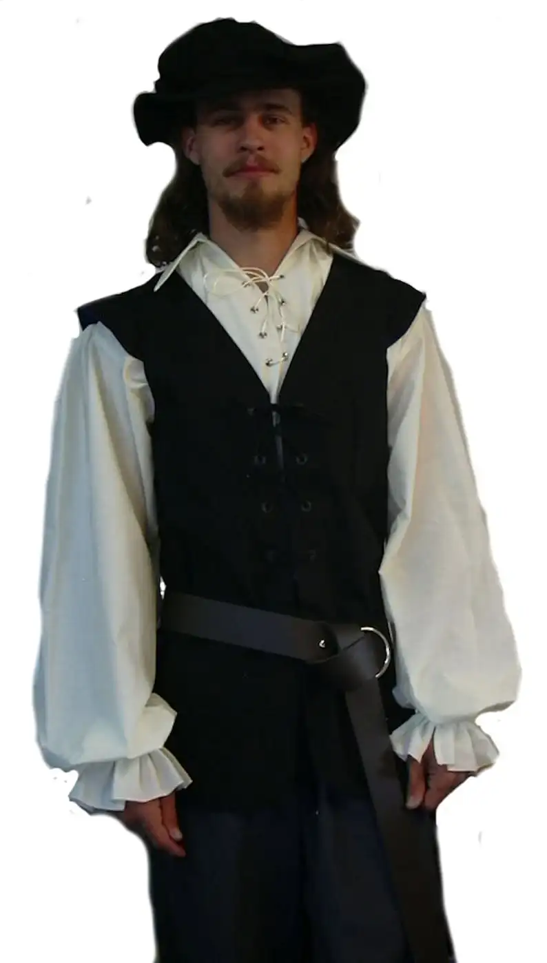 Średniowieczne koszule marszcz – Medieval Gothic Lace Up Pirate Shirt recenzja i cena