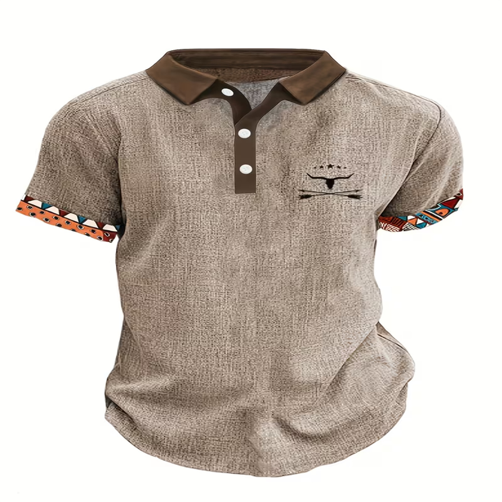 Męska koszulka polo z krótkim  – Vintage Hawaiian Floral Shirt recenzja i cena
