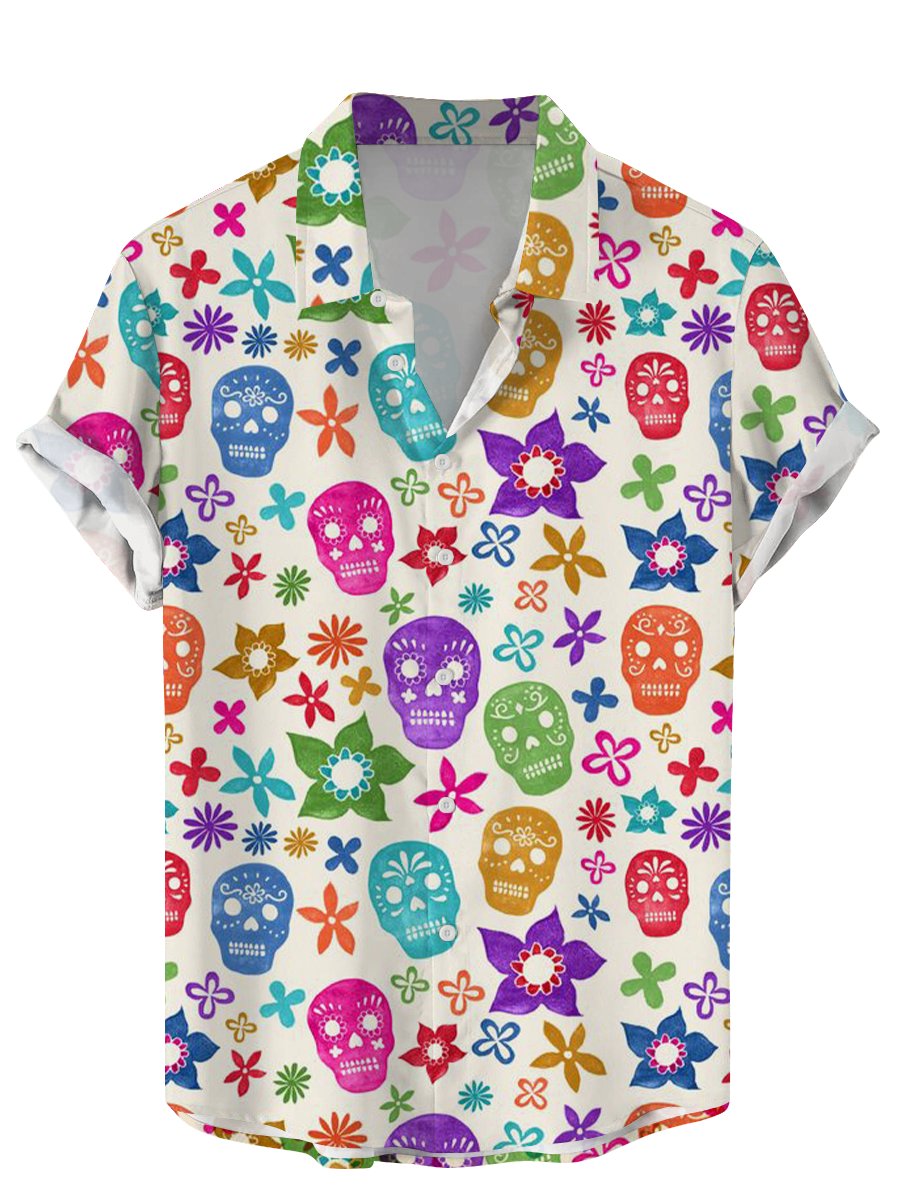 Vintage czaszka kwiatowe koszu – Vintage Hawaiian Floral Shirt recenzja i cena