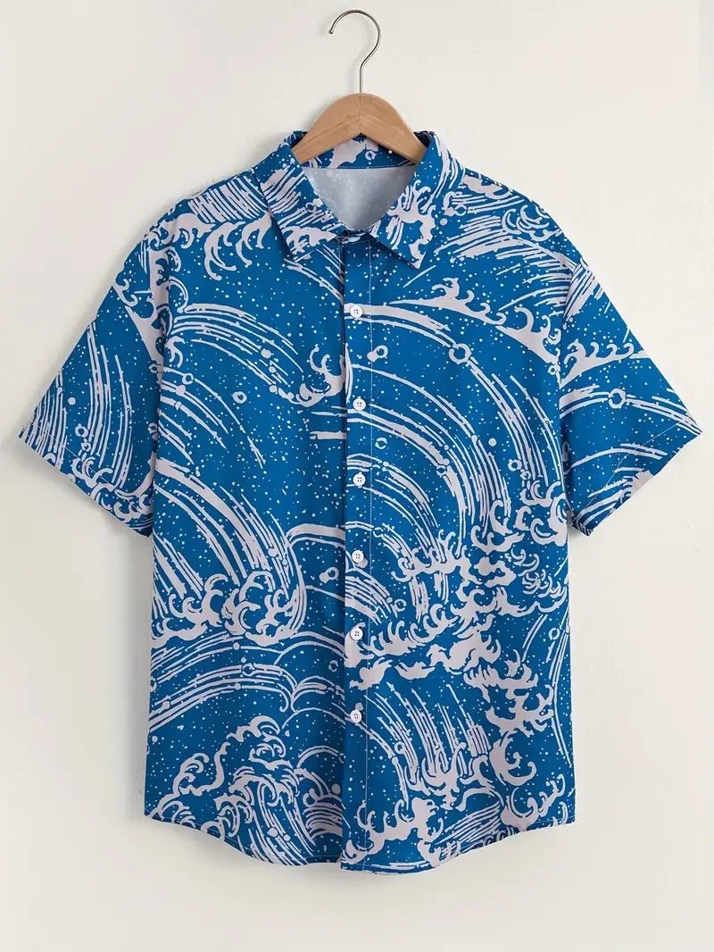 Męska klasyczna koszula hawajs – Short Sleeve Bowling Shirt Retro recenzja i cena