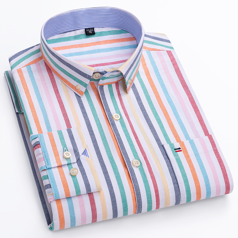 2024 Moda Męska Praca Biznes M – Oxford Cotton Casual Shirt Business recenzja i cena