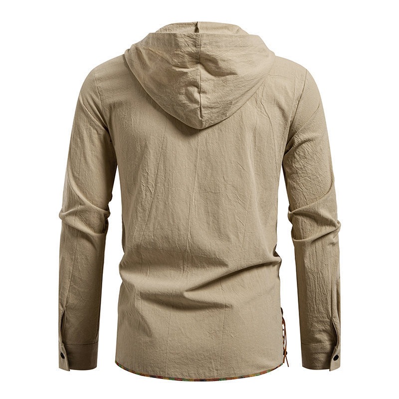 Męska koszulka z długim rękawe – Medieval Gothic Lace Up Pirate Shirt recenzja i cena