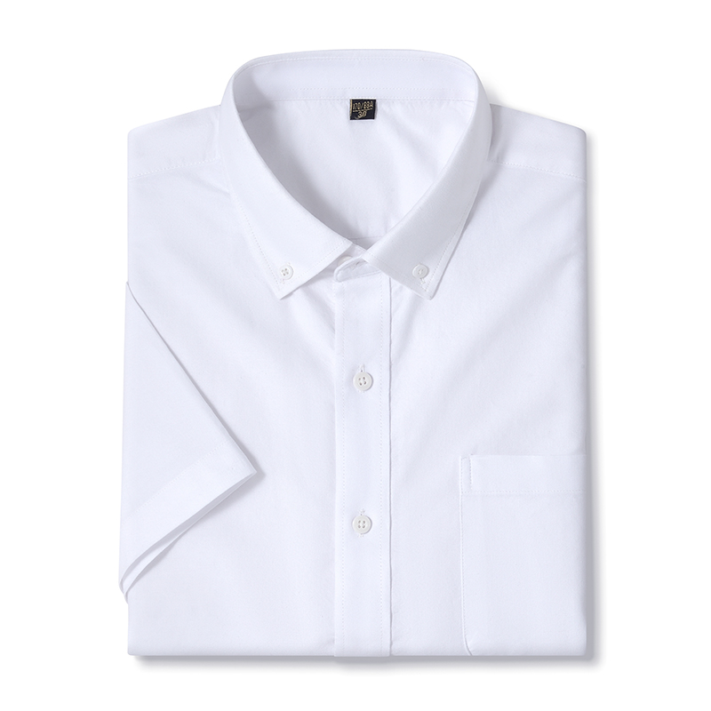 Letnie koszule męskie z krótki – Oxford Cotton Casual Shirt Business recenzja i cena