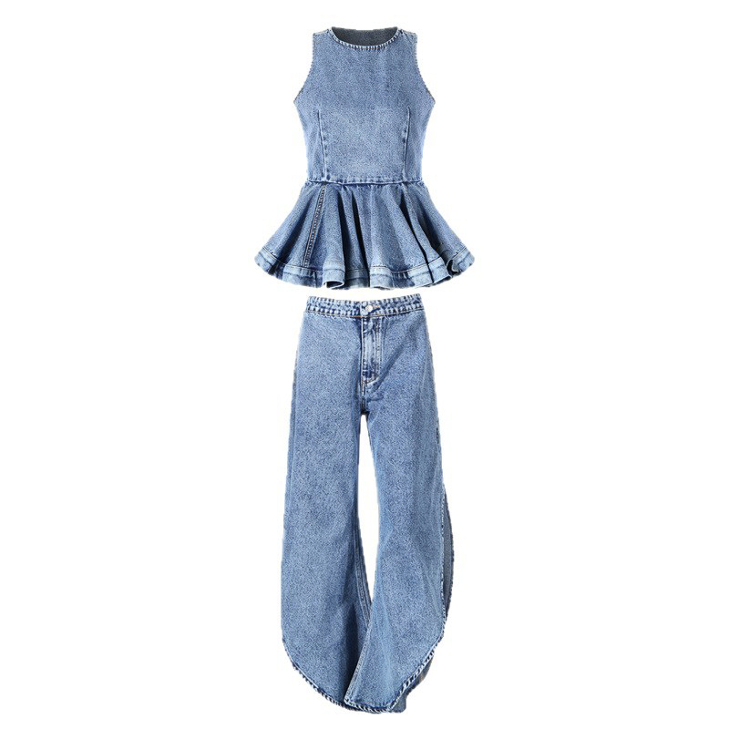 Damski dwuczęściowy zestaw dżi – Jeans recenzja i cena