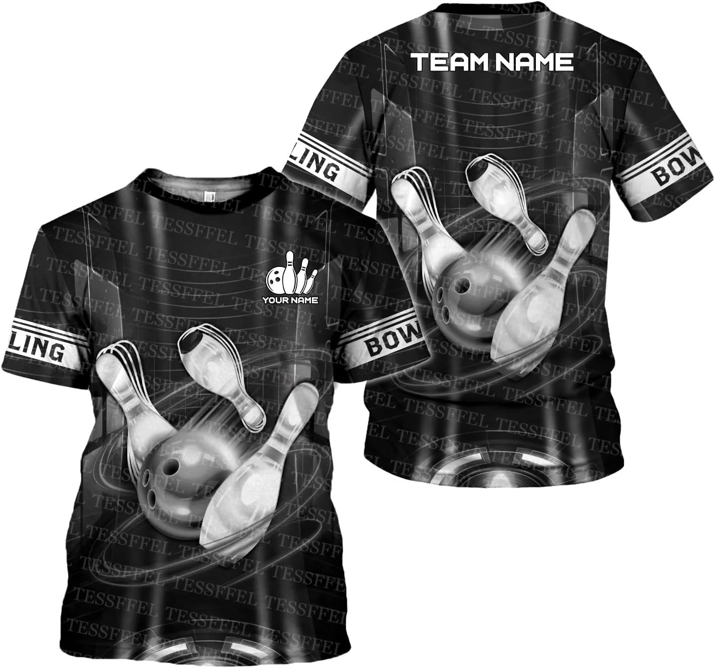 Koszulki z własnym imieniem Gr – Short Sleeve Bowling Shirt Retro recenzja i cena