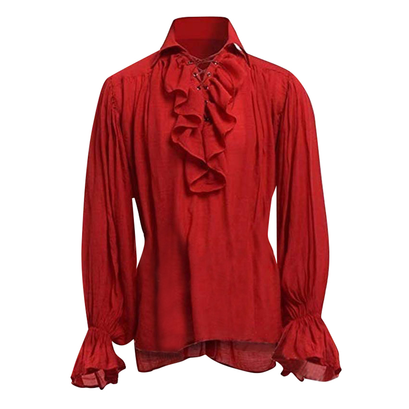 Męska koszula piracka na Hallo – Medieval Gothic Lace Up Pirate Shirt recenzja i cena