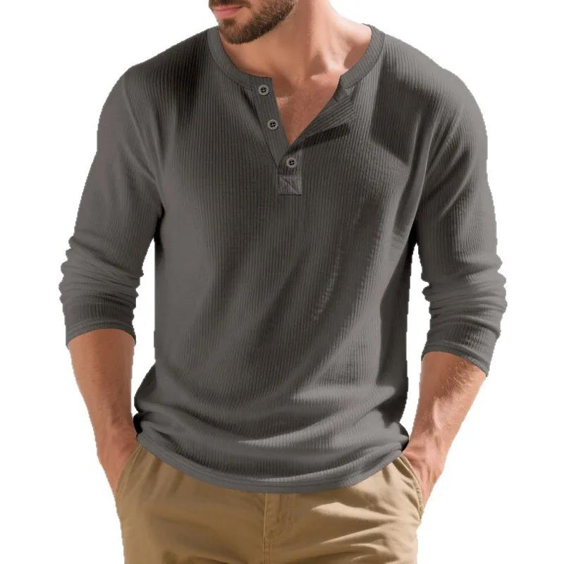 Męska koszulka z długim rękawe – Corduroy Button Up Shirt Men recenzja i cena