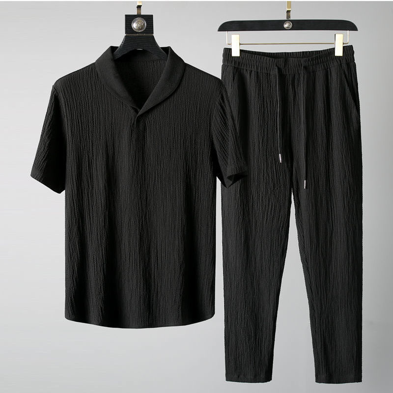 Letni ultracienki dwuczęściowy – Mens Linen Shirt Long Sleeve recenzja i cena