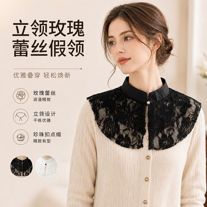 Elegancki koronkowy kwiatowy s – Shirts recenzja i cena