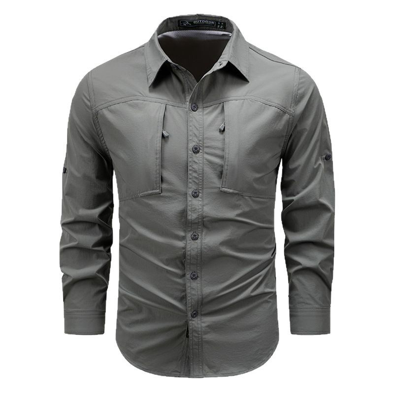 Męskie koszule cargo z długim  – Tactical Military Shirt Cargo recenzja i cena