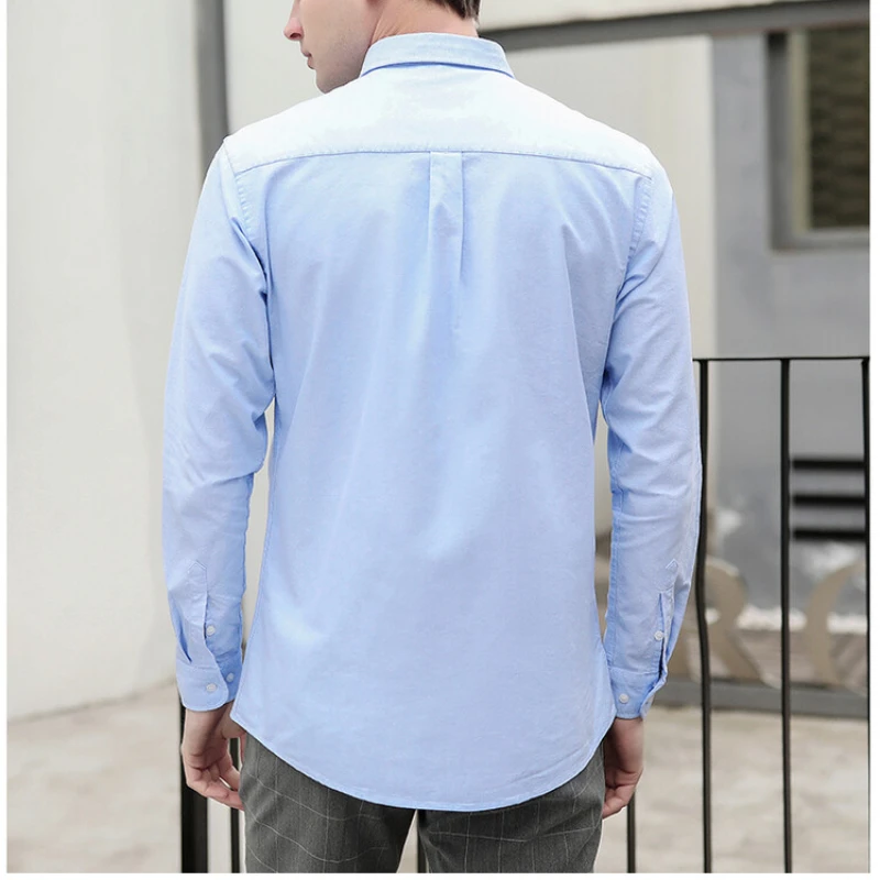 Nowa męska koszula Oxford, 76% – Oxford Cotton Casual Shirt Business recenzja i cena
